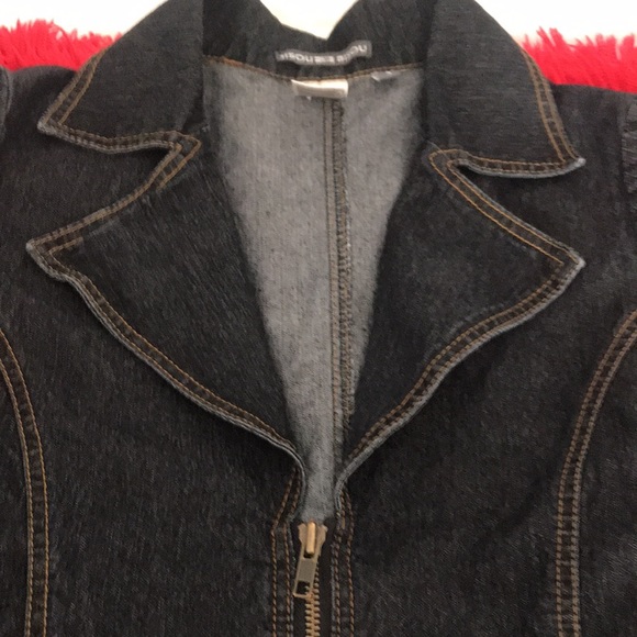 Gorgeous jean jacket by Bisou Bisou - Picture 3 of 9